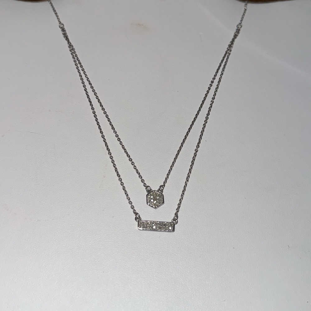 DIAMOND NECKLACE/CHAIN, 18” w/2”EXTENDER